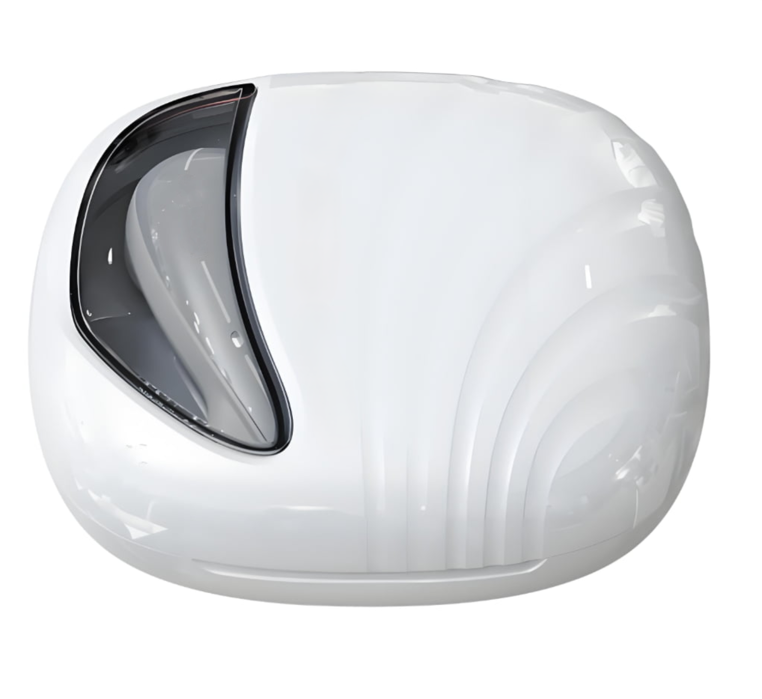 Compact White Wireless Earbuds