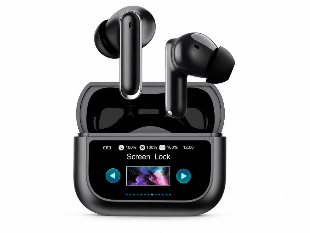 Smart Display Wireless Earbuds