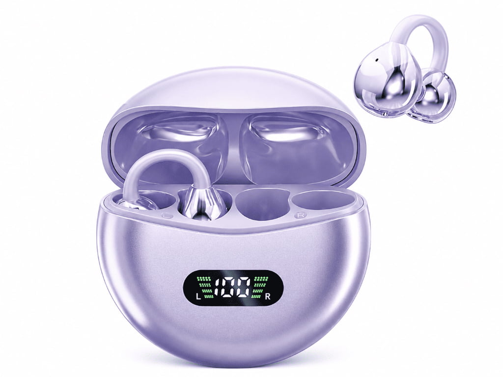 Wireless Earbuds with Digital Display