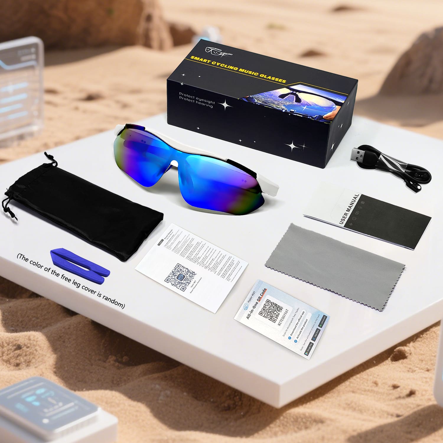 Wraparound Sport Smart Glasses