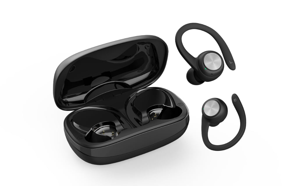 Clip-On Open-Ear Wireless Earbuds