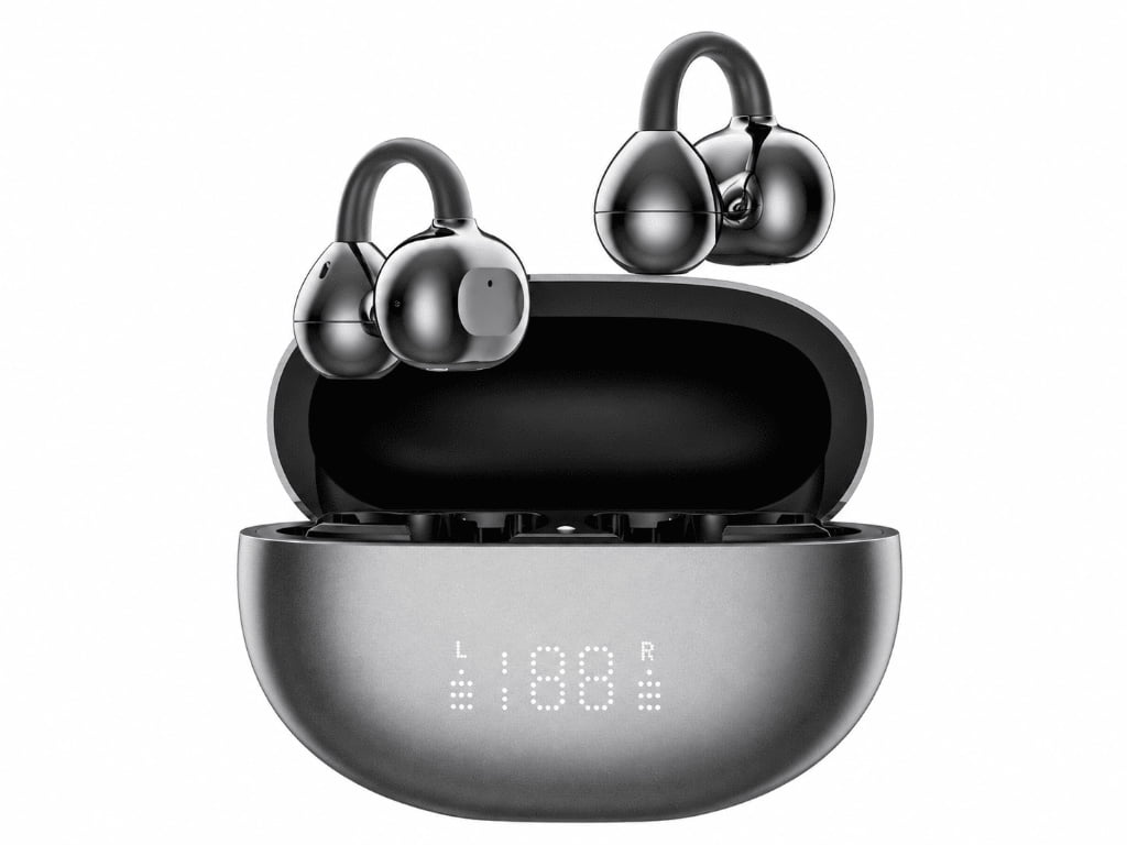 Dual Earhook Wireless Earbuds