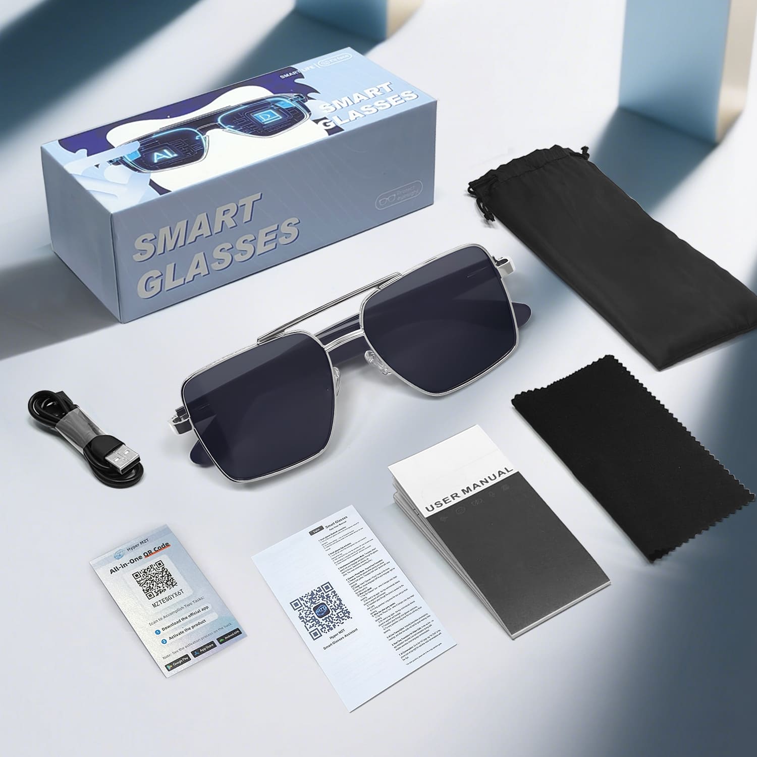 Slim Frame Smart Glasses
