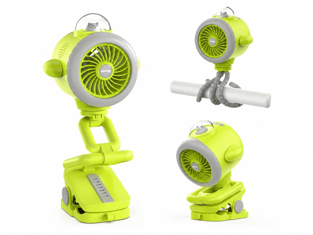 Mini Clip-On Cooling Fan