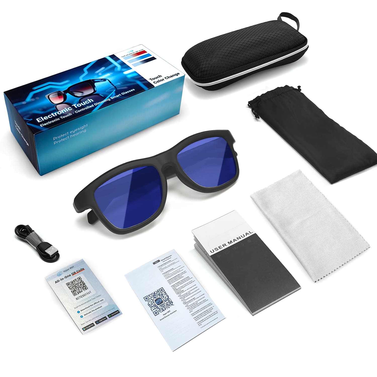 Color Lens Smart Glasses