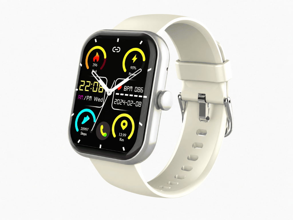White Fitness Smart Watch